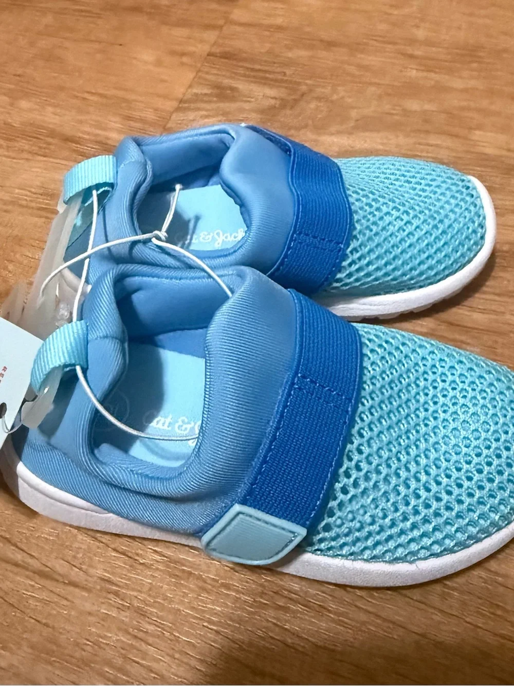 Cat & Target Light Blue Mesh Water Shoes with Blue Strap